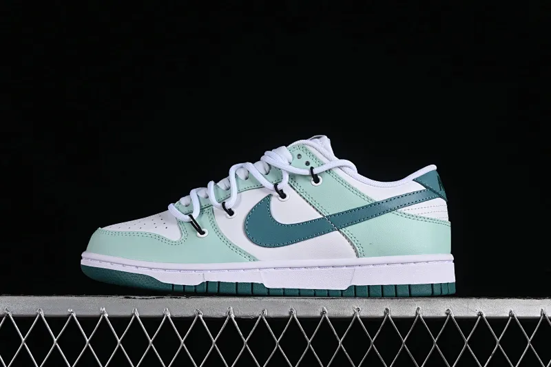 All categories Nk SB Dunk series Nk SB Dunk Low low-top sneakers Z version Nk SB Dunk Low white green SB low-top sports and leisure sneakers FD9911-101